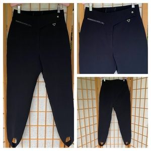 Obermeyer Black Wool Blend High Rise Ski/Snow Pants SZ 12